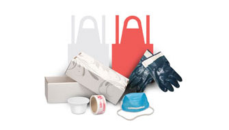 Medical Accessories consisting of surgical face masks, gloves and aprons